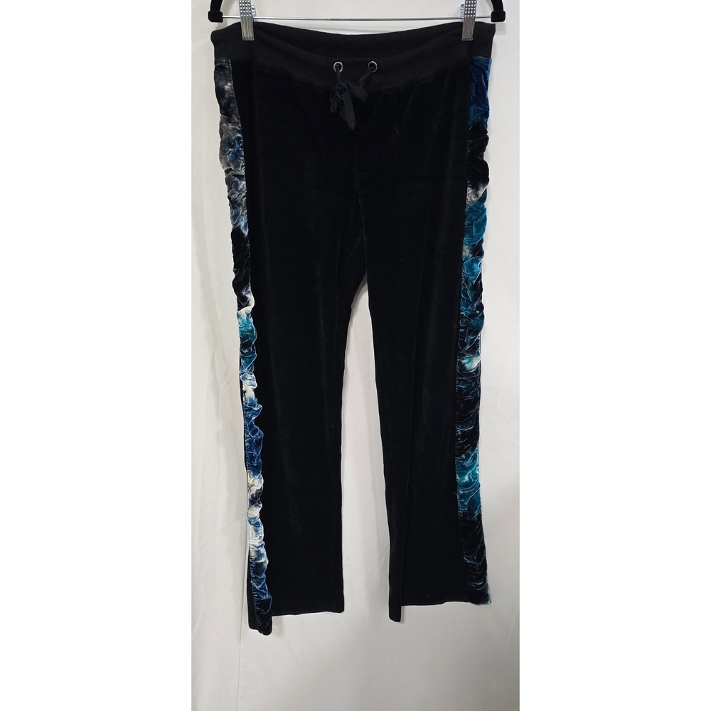 Y2K XCVI women M wide leg Valore velvet sweatpants lagenlook‎ boho